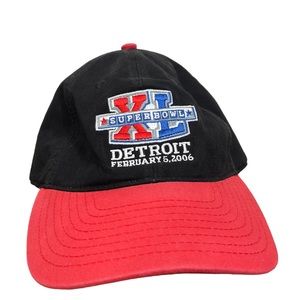 Super Bowl XL Detroit Adjustable Hat